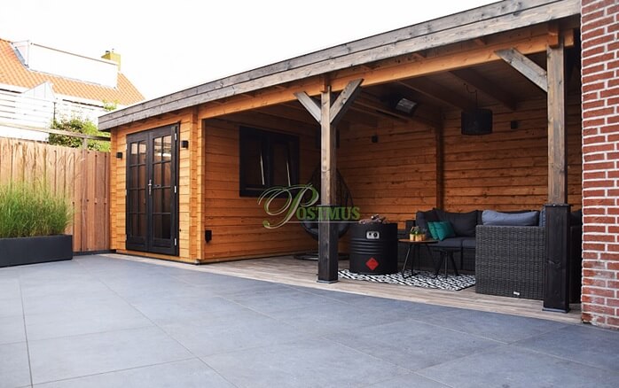 tuinhuis met veranda