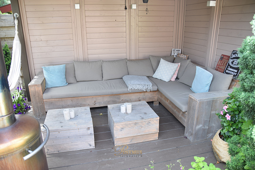 Bohemian veranda met losse berging