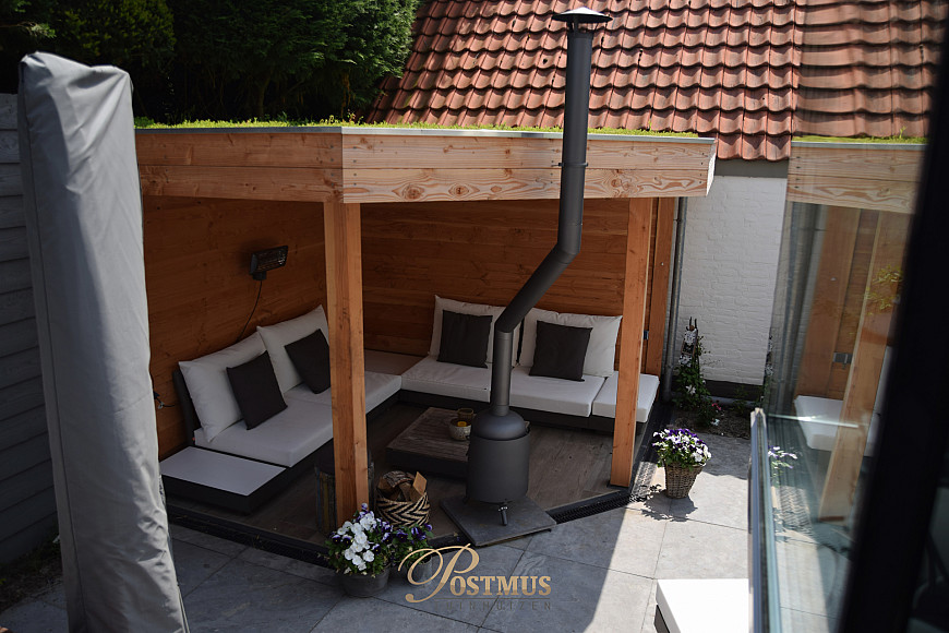 Een mooie hoek voor een veranda