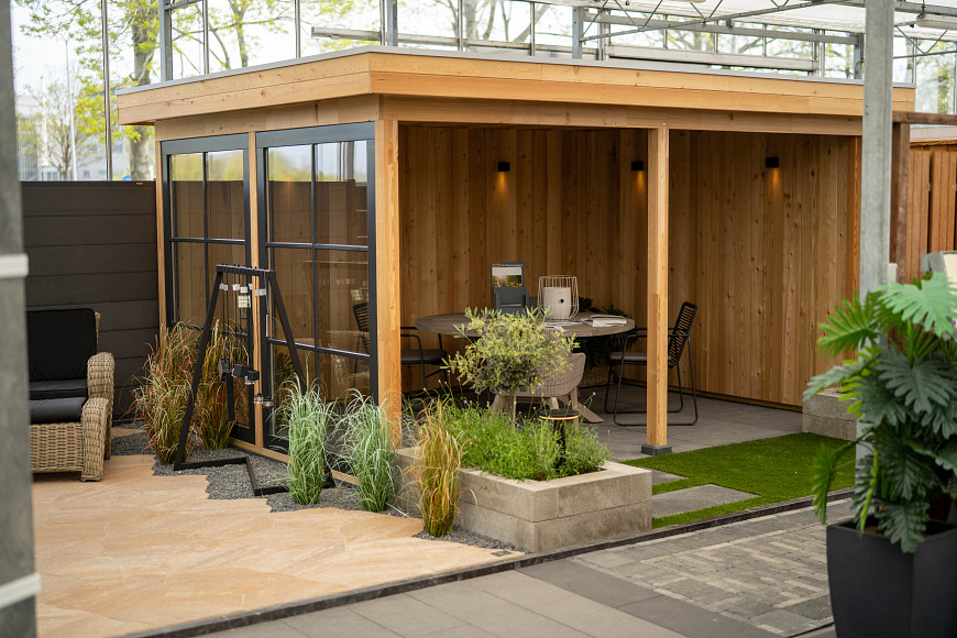 Showroom Lisse, Stijlvolle veranda