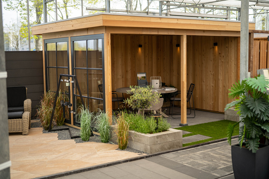 Showroom Lisse, Stijlvolle veranda